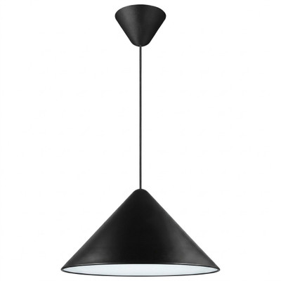 Mega Hat Conical Black Pendant Light