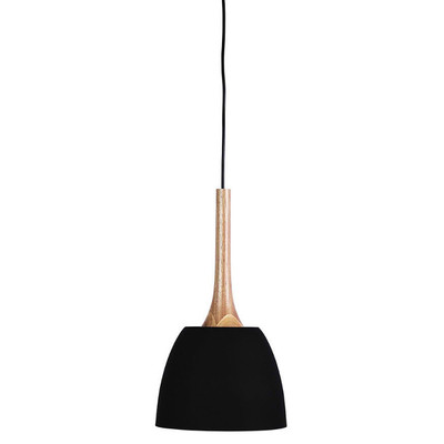 Scandi Small 22 Pendant Light-Matt Black