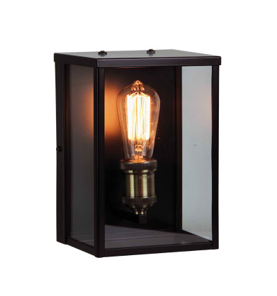 Spring Hampton Black Outdoor Wall Light