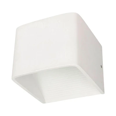 Imogene White Modern Square LED Wall Light