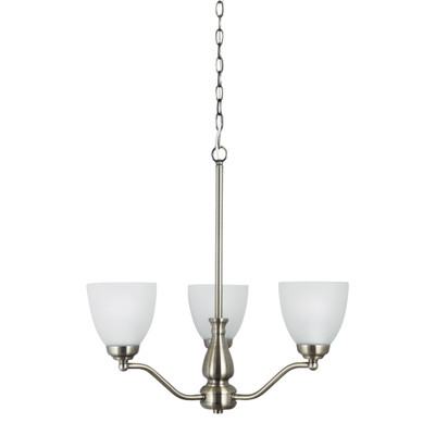Ranika 3 Light Traditional Pendant Light - Antique Brass