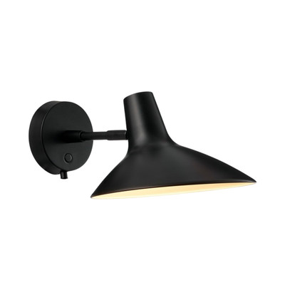 Darci Swivel Short Arm Wall Light - Black