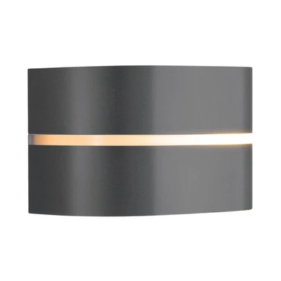 Sibelis IP44 Minimalist Wall Light - Anthracite