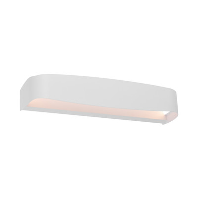 Waidbruk IP44 Sand White Up Down LED Wall Light