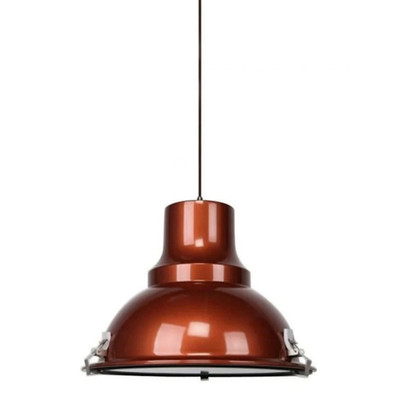 Aeolus Copper Metal Bell Pendant Light