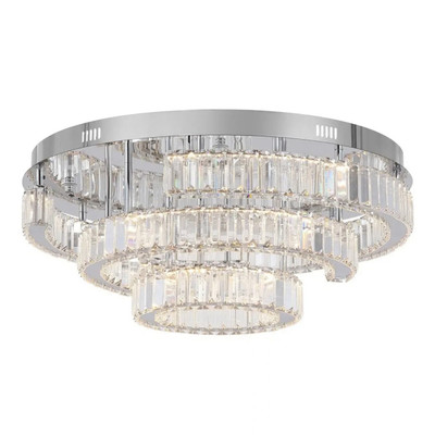 Brighton Tiered Round 3CCT LED Ceiling Light - Chrome