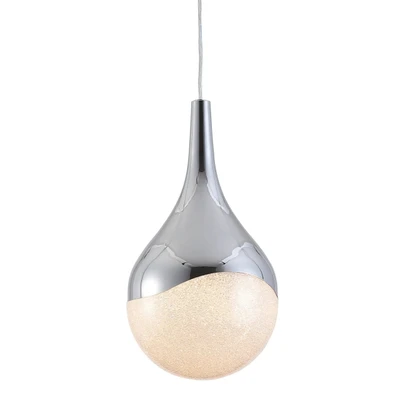 Giin Polished Chrome Teardrop 3CCT LED Pendant