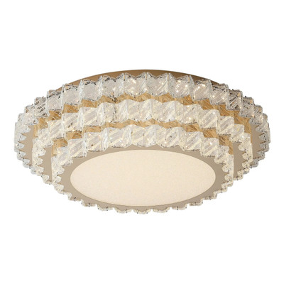 Kamram Gold Crystal 3CCT LED Ceiling Light