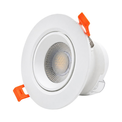 Sandnes Tilt Adjustable Dimmable 3CCT LED Downlight - White