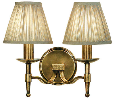 Stanford 2 Light Brass Wall Lamp