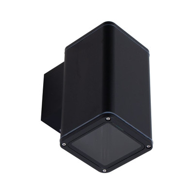 Piper Black Square Exterior Wall Light