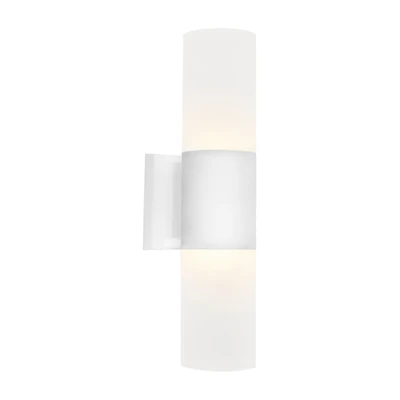 Ottawa 2 Light Exterior Wall Light - White
