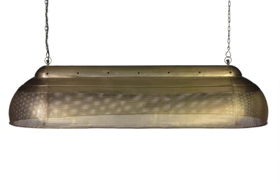River Extra Long Linear Brass Iron Pendant Light