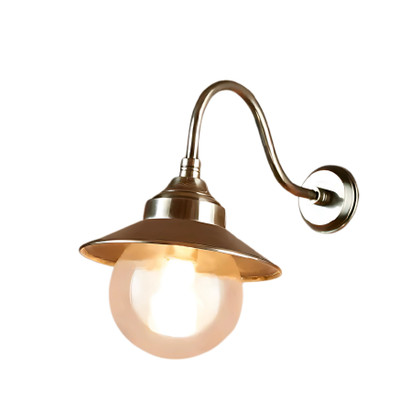 Zilo Antique Silver Wall Lamp