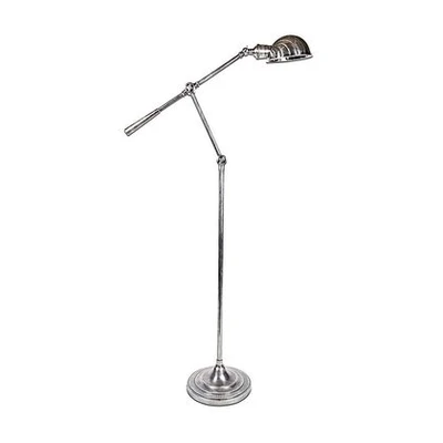 Calais Antique Silver Floor Lamp