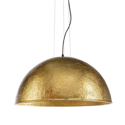 Modern Dome Rugged Gold 3 Light Pendant Light 