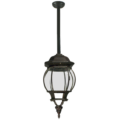 Flinders Exterior Antique Bronze Rod Pendant Light 