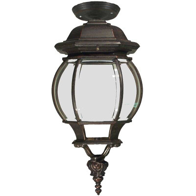 Flinders Exterior Antique Bronze Under Eave Light