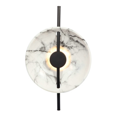 Boise Marble Round Indoor Wall Light