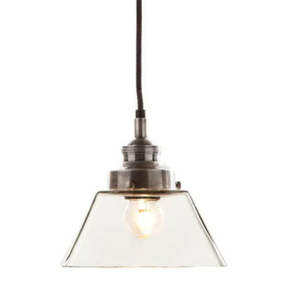 Kenneth Vintage Glass Pendant Light