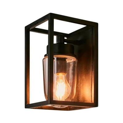 Waldorf Classic Black Outdoor Wall Light