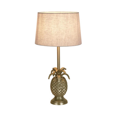 Paradise Pineapple Brass Table Lamp