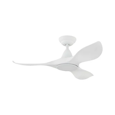 Noosa 40" DC ABS Ceiling Fan with LED Light - Matt White