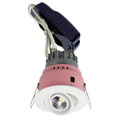 MR16 Fire Rated 60Min LED Tiltable Recessed Downlight - White
