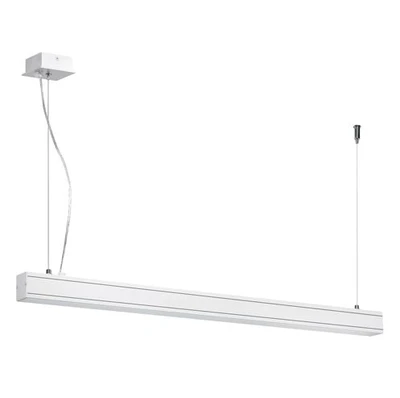 Linear Suspension Mount Striplight Pendant Light - White