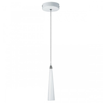 Slimline Cone White LED Pendant Light
