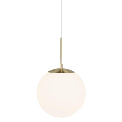 Grant Brass Opal Pendant Light - Small
