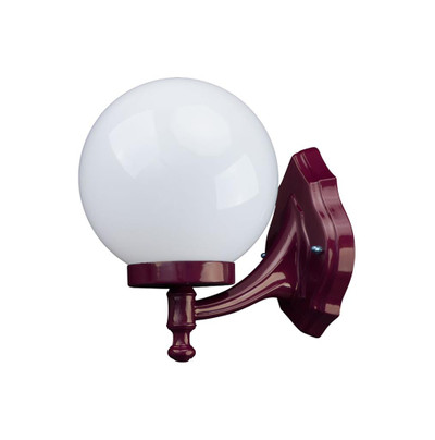 Siena Traditional Burgundy Wall Light