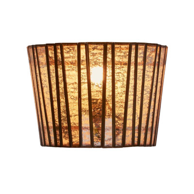 Reagan Antique Copper Half Round Wall Lamp