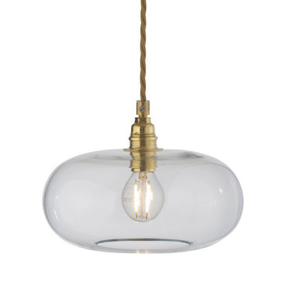 Horizon Clear Glass with Gold Pendant Light 
