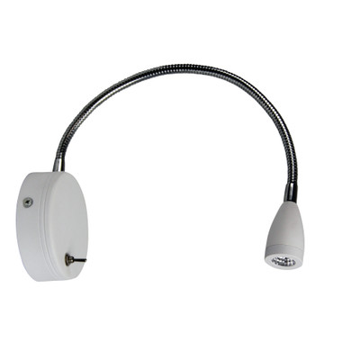 Finley Adjustable White Wall Light