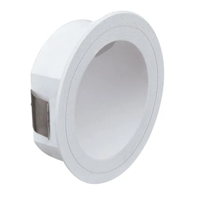 You Round White Recessed LED Step Light 