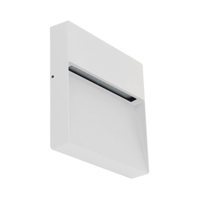 Zeke Pro Square White Wall Light