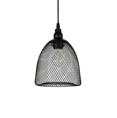 Clark Black Mesh Small Pendant Light