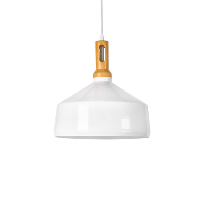 Zara Cone White Metal Pendant Light
