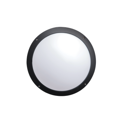 Lily Black E27 LED Exterior Wall Light 
