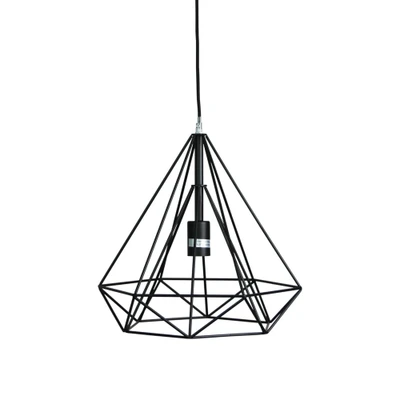 Mateo Angular Black Industrial Pendant Light