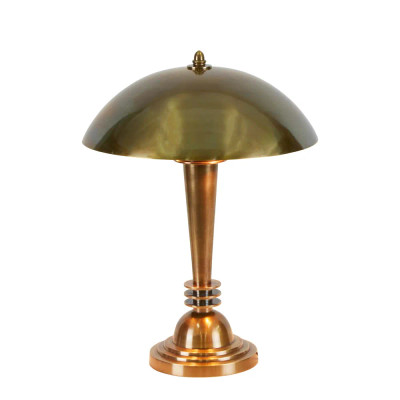 Tokens Antique Brass Table Lamp