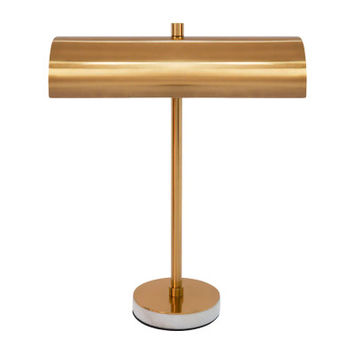 Hamlet Gold Linear Shade Industrial Desk Lamp