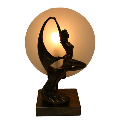 Contemporary Dancing Lady Art Deco Lamp