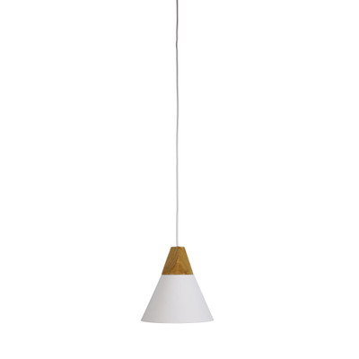 Terra White Conical Pendant Light
