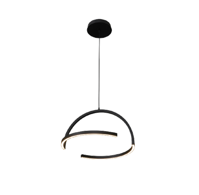 Active Black Minimalist LED Suspension Light
