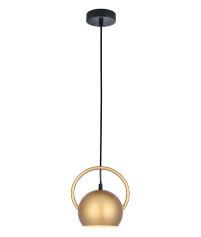 Bolla Matt Gold Round Dome Pendant Light