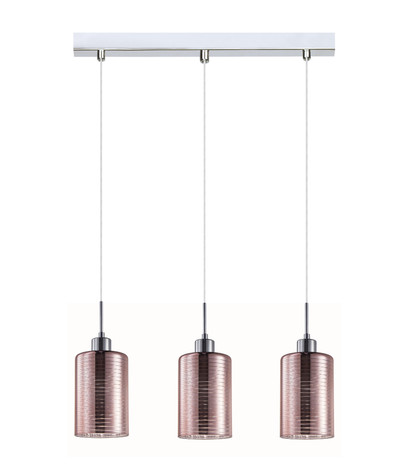 Esper Streak Rose Gold Suspension Linear Light