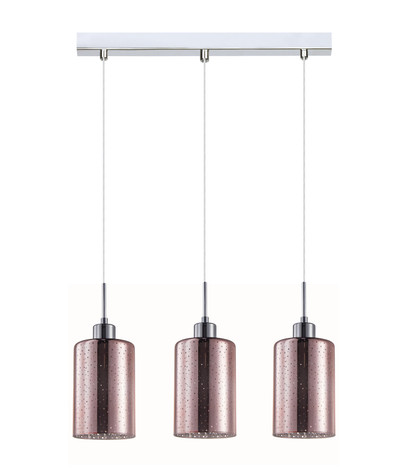 Esper Dotted Rose Gold Suspension Linear Light