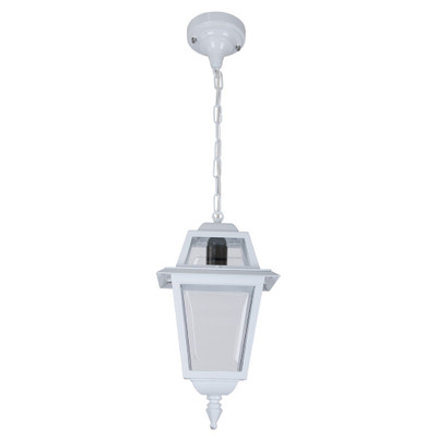 Avignon White Aluminium Lantern Pendant